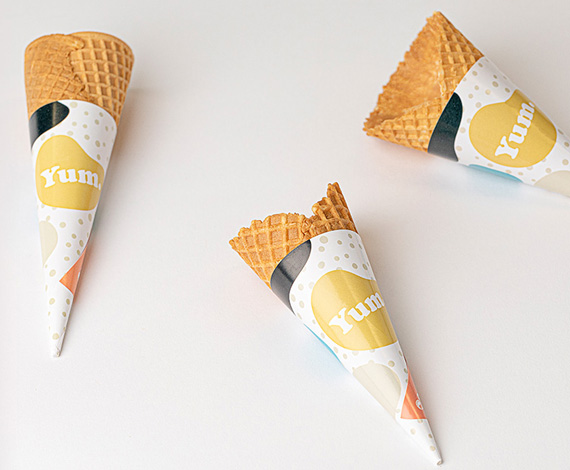 Ice Cream Cone Wrappers
